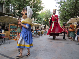 Undàrius, festival d'estiu de Girona de cultura popular i tradicional. Cercavila de Fal·lera Gironina