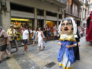 Undàrius, festival d'estiu de Girona de cultura popular i tradicional. Cercavila de Fal·lera Gironina