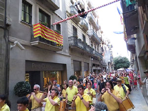 Undàrius, festival d'estiu de Girona de cultura popular i tradicional. Cercavila de Fal·lera Gironina