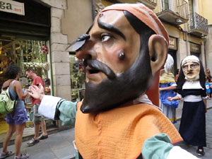 Undàrius, festival d'estiu de Girona de cultura popular i tradicional. Cercavila de Fal·lera Gironina