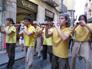 Undàrius, festival d'estiu de Girona de cultura popular i tradicional. Cercavila de Fal·lera Gironina