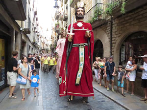 Undàrius, festival d'estiu de Girona de cultura popular i tradicional. Cercavila de Fal·lera Gironina