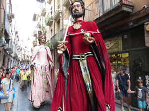 Undàrius, festival d'estiu de Girona de cultura popular i tradicional. Cercavila de Fal·lera Gironina