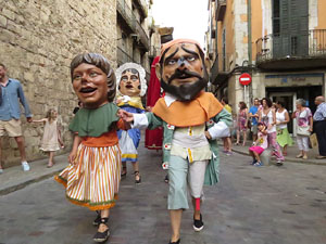 Undàrius, festival d'estiu de Girona de cultura popular i tradicional. Cercavila de Fal·lera Gironina