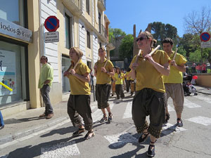 Festes de Primavera de Girona 2016. Penjada del Tarlà. La cercavila