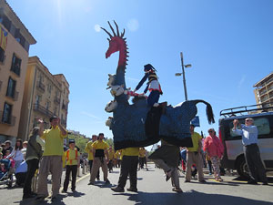 Festes de Primavera de Girona 2016. Penjada del Tarlà. La cercavila