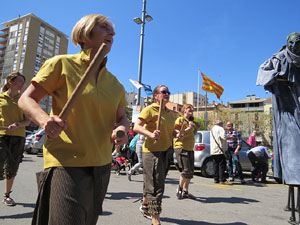 Festes de Primavera de Girona 2016. Penjada del Tarlà. La cercavila
