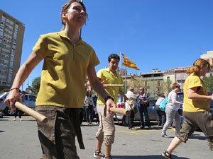 Festes de Primavera de Girona 2016. Penjada del Tarlà. La cercavila