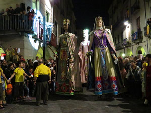 Fires 2015. Ball de la Cercavila del Pregó a la plaça del Vi