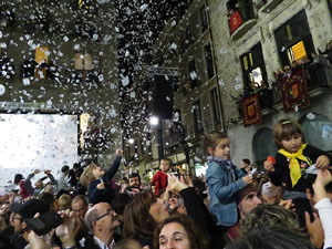 Fires 2015. Ball de la Cercavila del Pregó a la plaça del Vi
