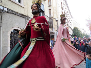 Girona10 2016. Cercavila de gegants i capgrossos amb Fal·lera Gironina