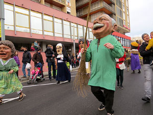 Girona10 2016. Cercavila de gegants i capgrossos amb Fal&middot;lera Gironina