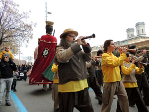 Girona10 2016. Cercavila de gegants i capgrossos amb Fal&middot;lera Gironina