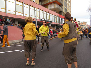 Girona10 2016. Cercavila de gegants i capgrossos amb Fal&middot;lera Gironina