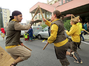 Girona10 2016. Cercavila de gegants i capgrossos amb Fal&middot;lera Gironina
