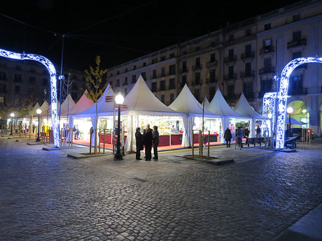 Nadal 2015 a Girona. Firanadal a la plaça Independència