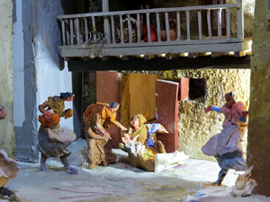 Nadal 2015 a Girona. Exposició de pessebres a la Carbonera, organitzada per l'Associació de Pessebristes de Girona 