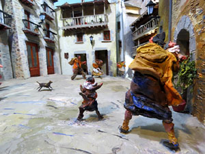 Nadal 2015 a Girona. Exposició de pessebres a la Carbonera, organitzada per l'Associació de Pessebristes de Girona 