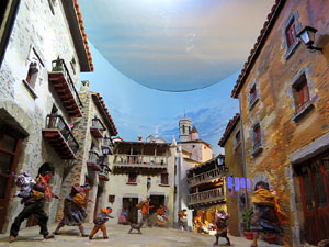 Nadal 2015 a Girona. Exposició de pessebres a la Carbonera, organitzada per l'Associació de Pessebristes de Girona 