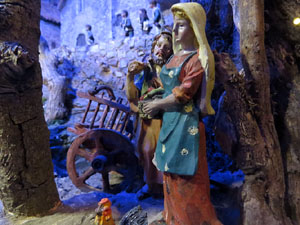 Nadal 2015 a Girona. Exposició de pessebres a la Carbonera, organitzada per l'Associació de Pessebristes de Girona 