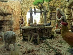 Nadal 2015 a Girona. Exposició de pessebres a la Carbonera, organitzada per l'Associació de Pessebristes de Girona 