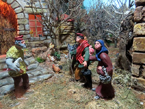 Nadal 2015 a Girona. Exposició de pessebres a la Carbonera, organitzada per l'Associació de Pessebristes de Girona 