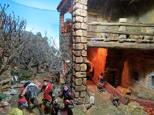 Nadal 2015 a Girona. Exposició de pessebres a la Carbonera, organitzada per l'Associació de Pessebristes de Girona 