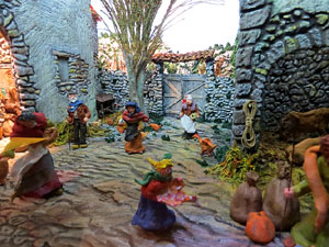 Nadal 2015 a Girona. Exposició de pessebres a la Carbonera, organitzada per l'Associació de Pessebristes de Girona 