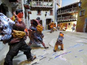 Nadal 2015 a Girona. Exposició de pessebres a la Carbonera, organitzada per l'Associació de Pessebristes de Girona 