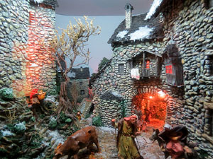 Nadal 2015 a Girona. Exposició de pessebres a la Carbonera, organitzada per l'Associació de Pessebristes de Girona 