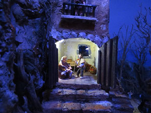 Nadal 2015 a Girona. Exposició de pessebres a la Carbonera, organitzada per l'Associació de Pessebristes de Girona 