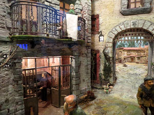 Nadal 2015 a Girona. Exposició de pessebres a la Carbonera, organitzada per l'Associació de Pessebristes de Girona 