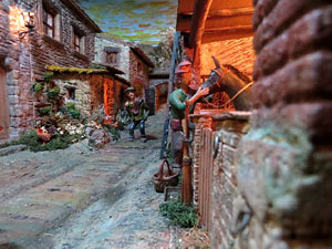 Nadal 2015 a Girona. Exposició de pessebres a la Carbonera, organitzada per l'Associació de Pessebristes de Girona 