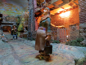 Nadal 2015 a Girona. Exposició de pessebres a la Carbonera, organitzada per l'Associació de Pessebristes de Girona 