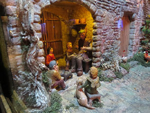 Nadal 2015 a Girona. Exposició de pessebres a la Carbonera, organitzada per l'Associació de Pessebristes de Girona 