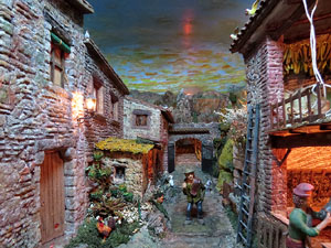 Nadal 2015 a Girona. Exposició de pessebres a la Carbonera, organitzada per l'Associació de Pessebristes de Girona 