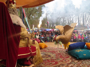 La Cavalcada de Reis 2016. El campament reial als Jardins de la Muralla