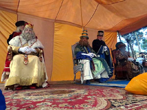 La Cavalcada de Reis 2016. El campament reial als Jardins de la Muralla