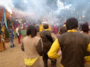 La Cavalcada de Reis 2016. El campament reial als Jardins de la Muralla