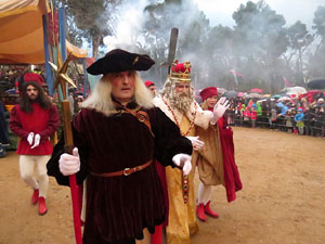La Cavalcada de Reis 2016. El campament reial als Jardins de la Muralla