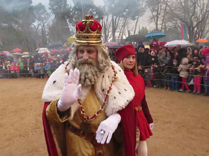 La Cavalcada de Reis 2016. El campament reial als Jardins de la Muralla