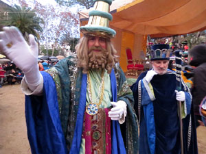 La Cavalcada de Reis 2016. El campament reial als Jardins de la Muralla