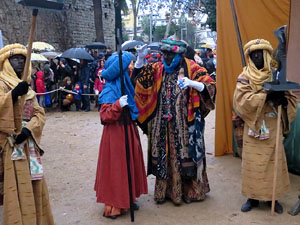 La Cavalcada de Reis 2016. El campament reial als Jardins de la Muralla