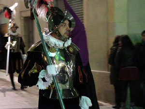 Setmana Santa 2016 a Girona. Process&oacute; del Sant Enterrament