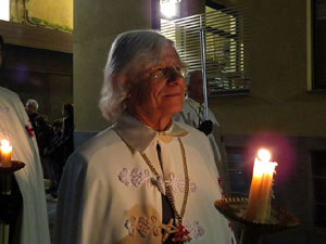 Setmana Santa 2016 a Girona. Process&oacute; del Sant Enterrament