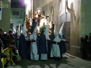 Setmana Santa 2016 a Girona. Process&oacute; del Sant Enterrament