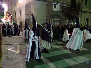 Setmana Santa 2016 a Girona. Process&oacute; del Sant Enterrament