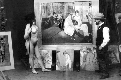 Toulouse-Lautrec al seu taller (1895)