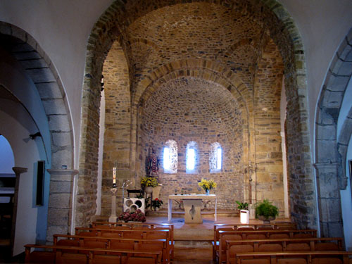 Nau romànica de l'església Vella de Sant Gregori