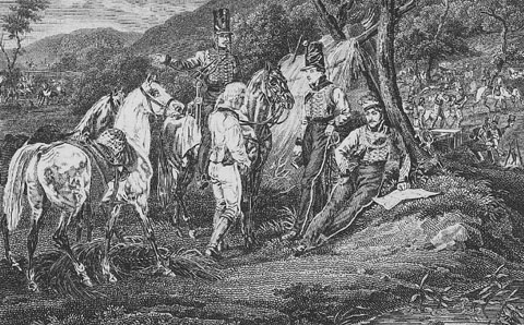 Bivouac del mariscal Bon-Adrien Jeannot de Moncey